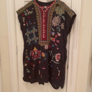 Size large Johnny Was black dress.